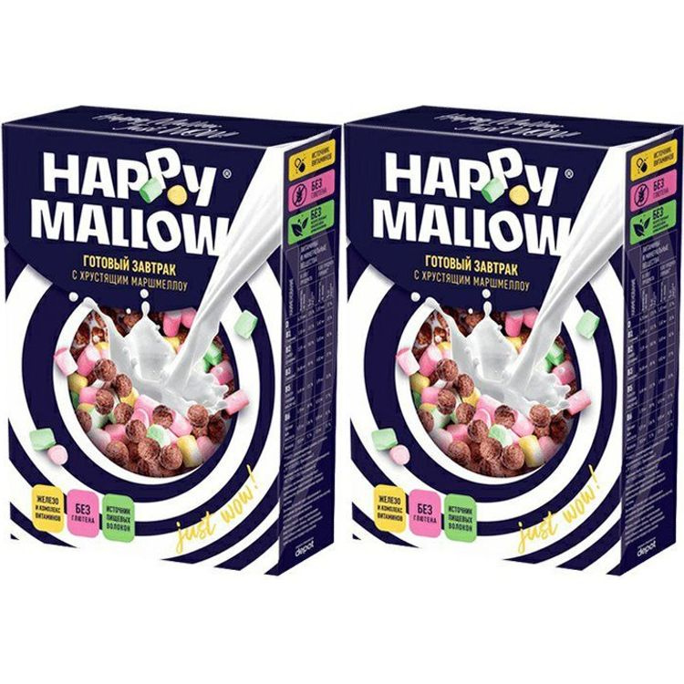 Сухой завтрак Happy Mallow с маршмеллоу 240 г, набор: 2 штуки #1