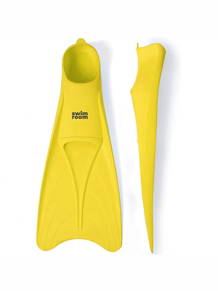 Ласты SwimRoom Силиконовые длинные ласты для плавания SwimRoom Silicone Long Fins, размер 38-40, цвет #1