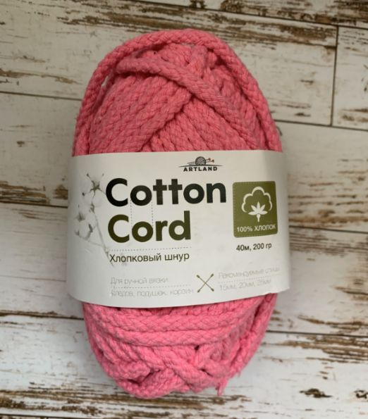 ХЛОПКОВЫЙ ШНУР ARTLAND COTTON CORD (200гр/40м) 3 мотка #1