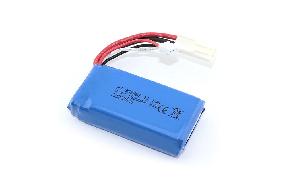 Аккумулятор Li-Pol 7.4v 903462 1500mah разъем EL #1