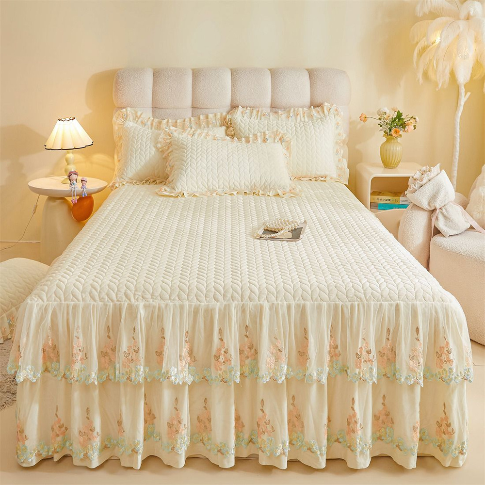 AiWinsure Покрывало с наволочками Velvet bedspreads, Вельбоа с размерами: 200 x 180 см  #1