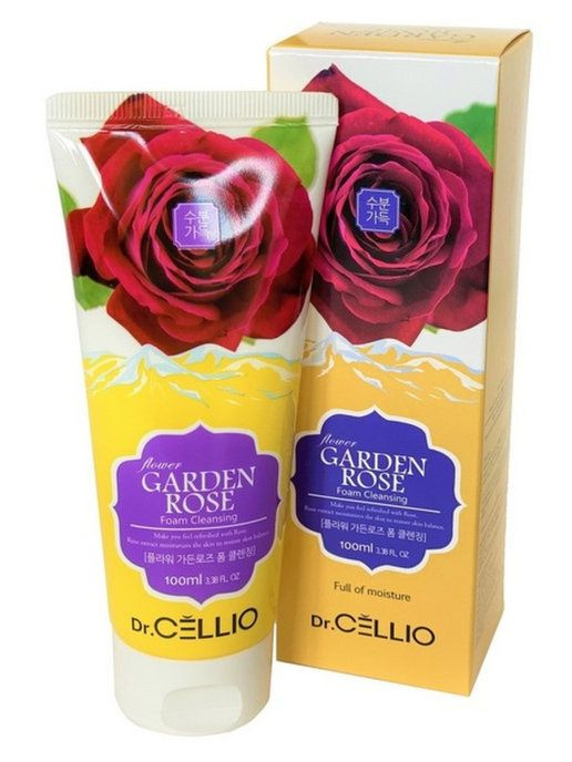 Пенка с экстрактом розы Dr. Cellio G70 Flower Garden Rose Foam Cleansing (100 мл)  #1