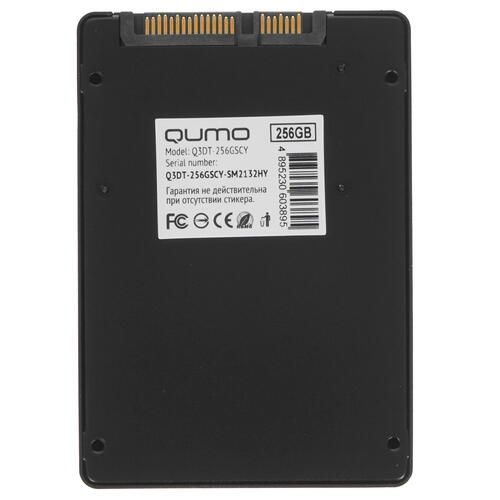 QUMO 256 ГБ Внутренний SSD-диск 256 ГБ, 520 Мбайт/сек, 100 ТБ ([Q3DT-256GSCY OEM])  #1