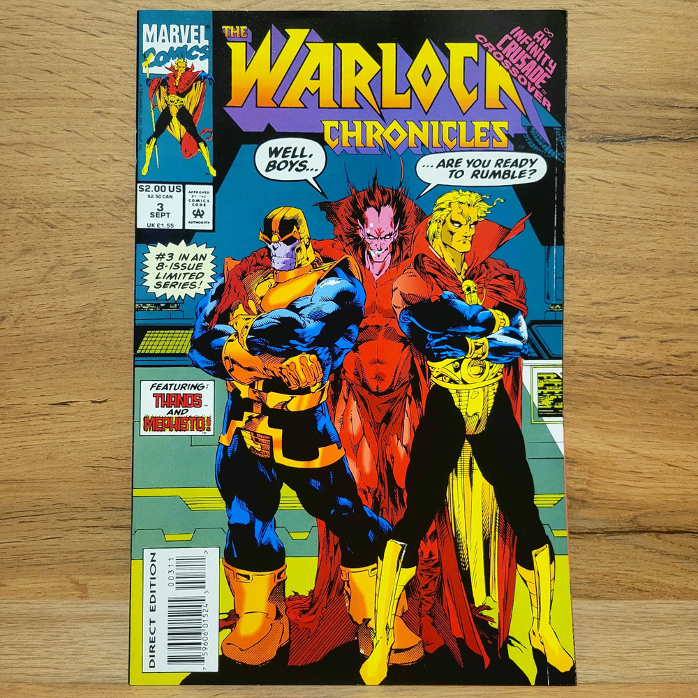 Ретро Комикс Warlock #3. 1993 Год. | Lee #1