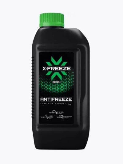 Антифриз X-FREEZE Green 11 зеленый 1 кг, охлаждающая жидкость для автомобиля  #1