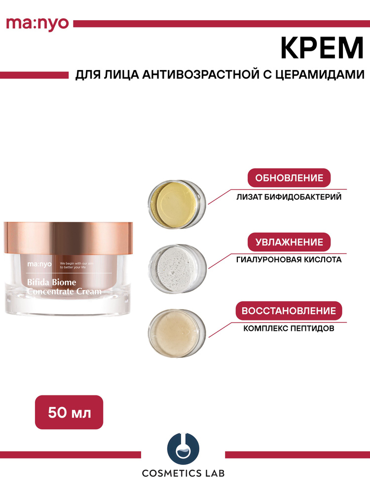 Ma:nyo / Bifida Biome Concentrate Cream / Концентрированный крем с бифидобактериями и церамидами, 50 #1