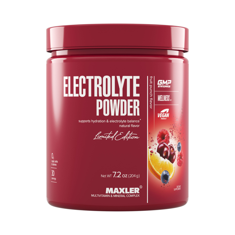 Электролиты Maxler Electrolyte Powder 204г Фруктовый пунш #1