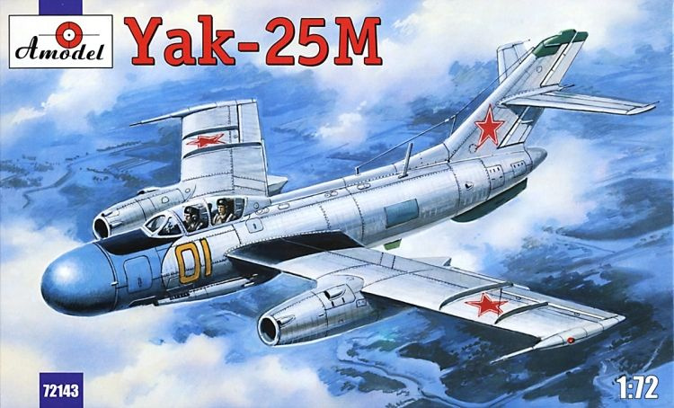 Сборная модель истребителя Як-25М (1/72) AM72143 #1