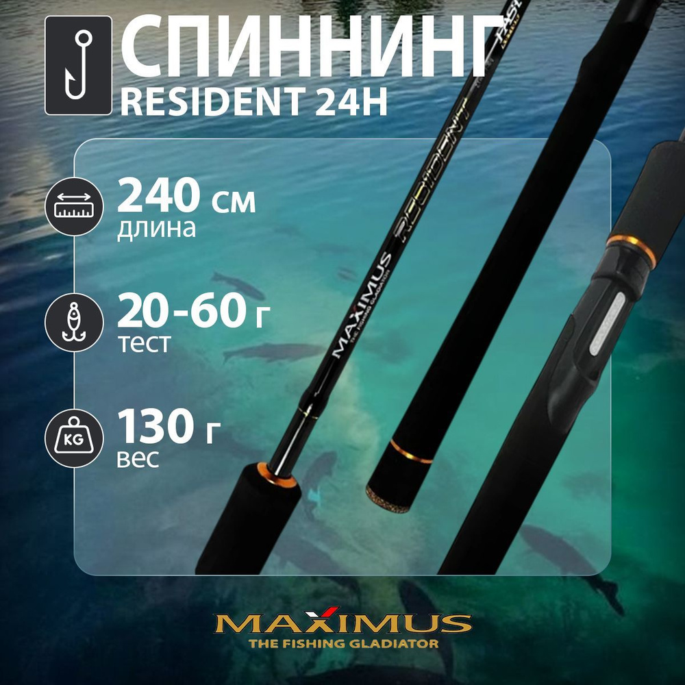 Спиннинг "Maximus" Resident 24H 2.4м 20-60г #1