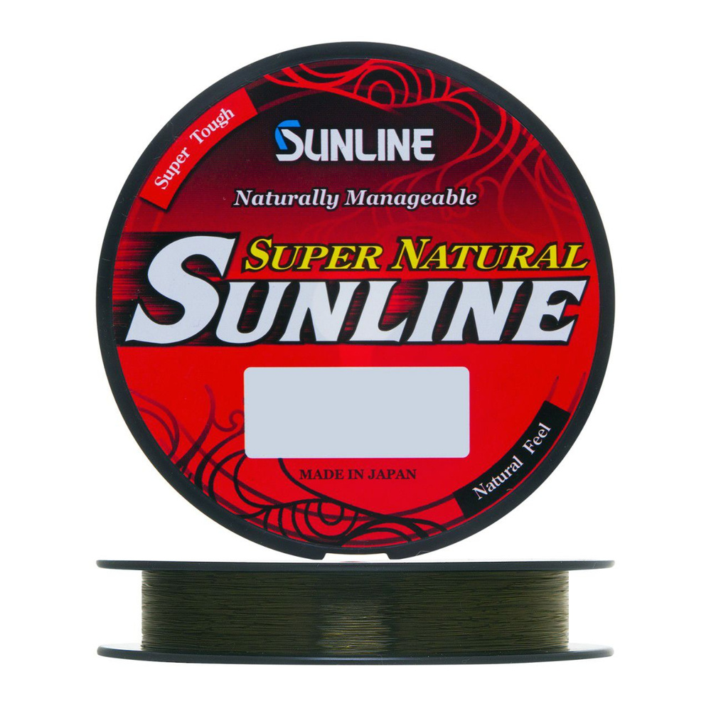 Леска для рыбалки SUNLINE Super NATURAL 300m (green) #1,0/4LB/0,165mm #1