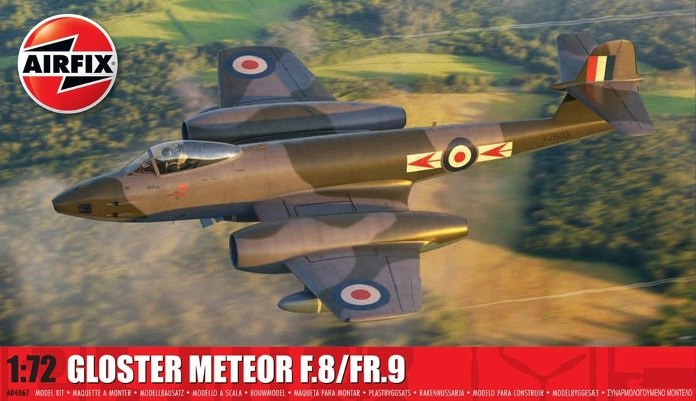 Сборная модель 1/72 Gloster Meteor F.8/FR.9 (Airfix) #1