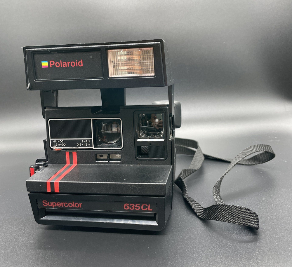 Фотоаппарат винтажный Polaroid Supercolor 635CL, пластик, СП Светозар, СССР, 1989-1991 гг.  #1