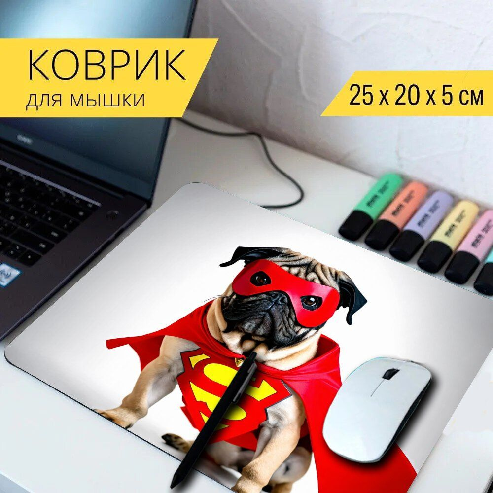 LotsPrints Коврик для мыши poc-THEMES-DOGS-139, разноцветный #1