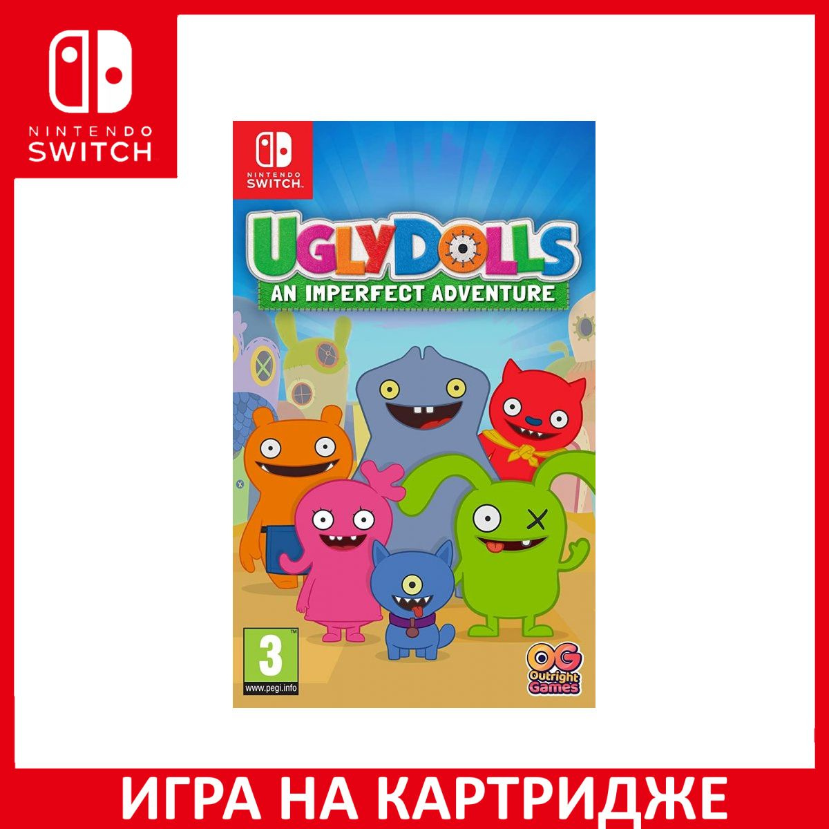 Игра на Диске Куклы с характером (UglyDolls): Несовершенное приключение (An Imperfect Adventure) (Switch)