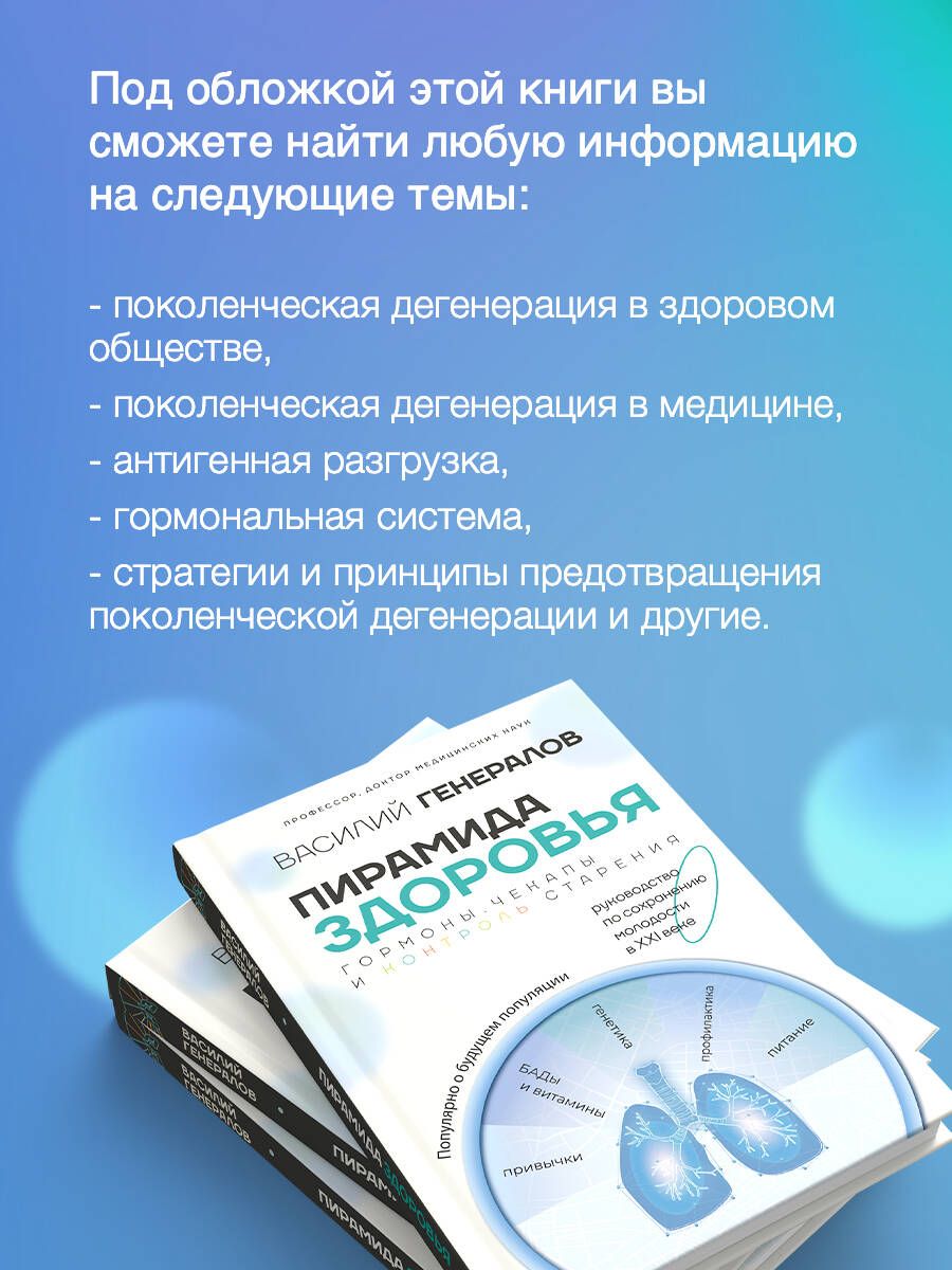 Пирамида здоровья: гормоны, чекапы и контроль старения | The Health Pyramid: Hormones, Checkups, and Aging Control - Ozon image 2