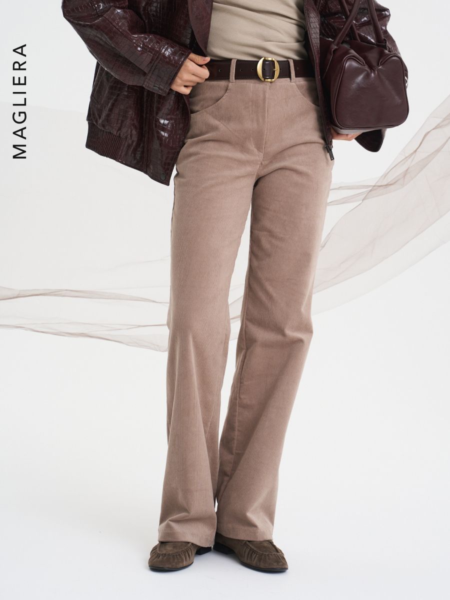 БрюкипрямыеMAGLIERAизуютноговельвета