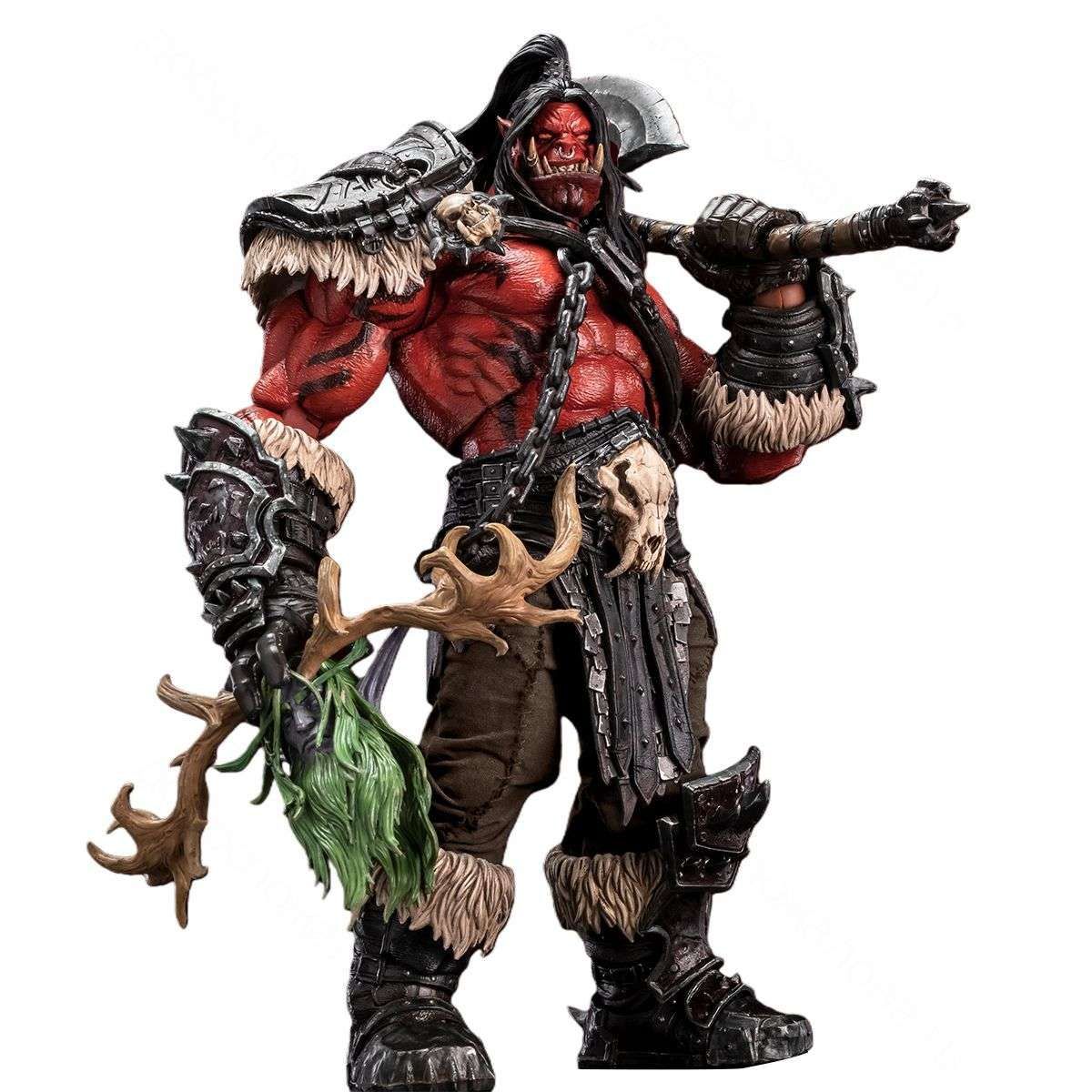 HIPLAYHerotoysПесняПлеменнойВойны:ВеликийВождьКрасный,фигурка1/10масштаба