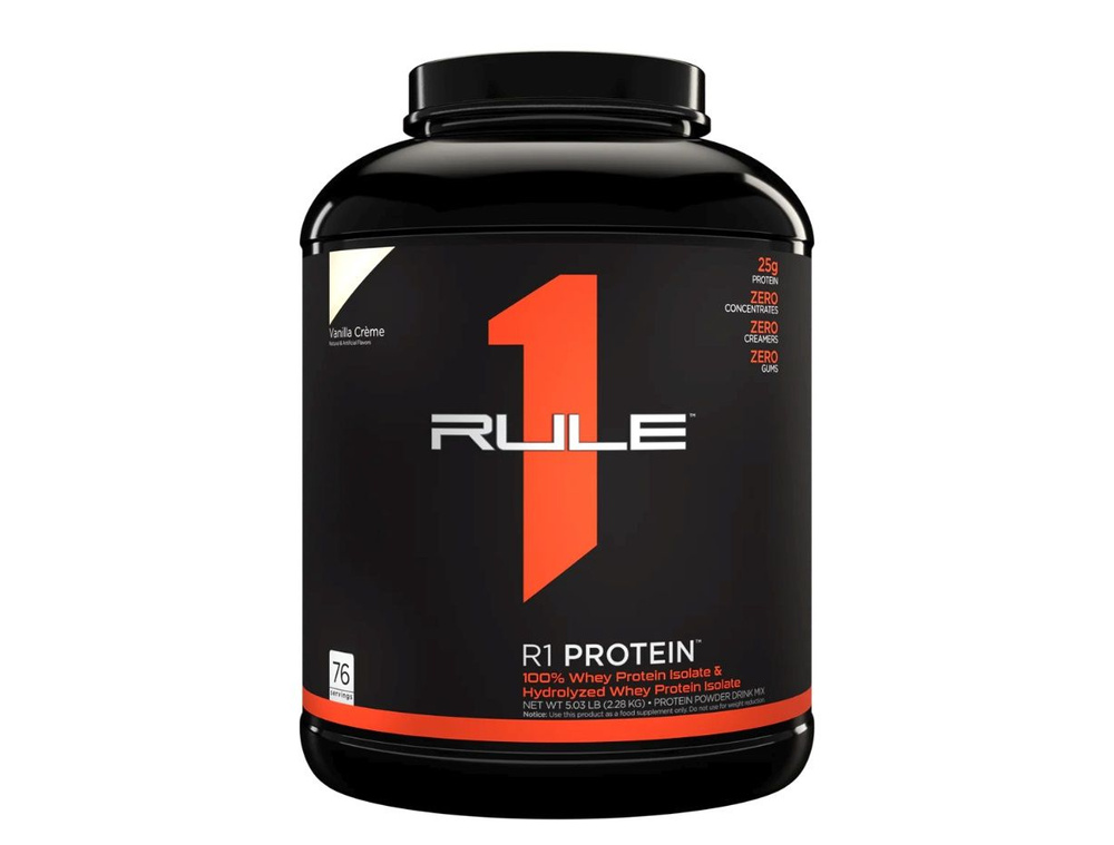 Rule One R1 PROTEIN Isolate, Изолят, 2.2 кг (Ванильный крем) #1