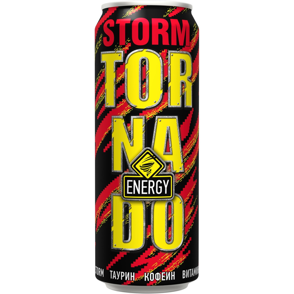 Напиток энергетический Tornado Energy Storm безалкогольный тонизирующий газированный, 450мл х 10 штук #1