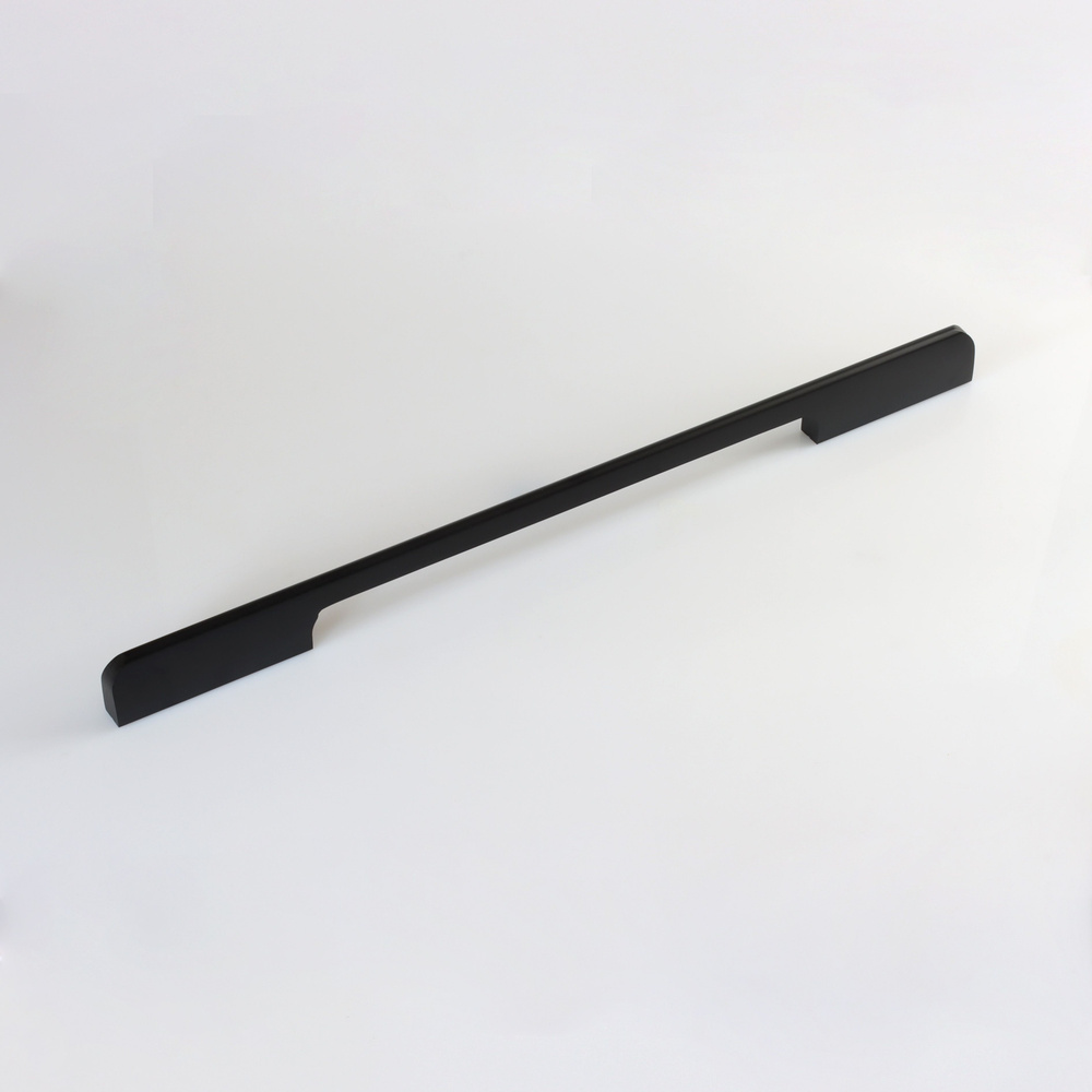 Ручка мебельная скоба ОФК 1140, 320/340 мм, черный матовый #1