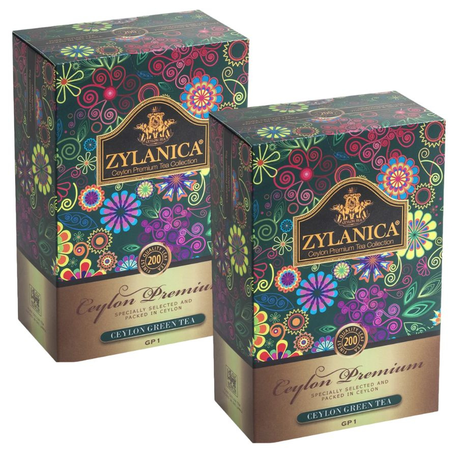 Чай зеленый Zylanica Ceylon Premium Collection 200 грамм 2 штуки #1