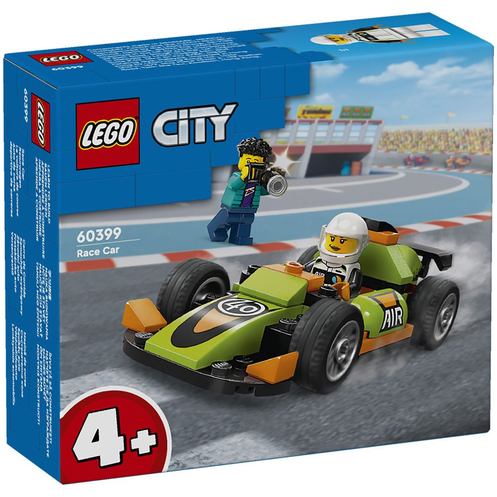 Конструктор LEGO City 60399 Зеленый гоночный автомобиль #1