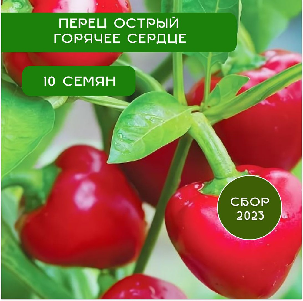 Перец острый Горячее Сердце, семена 10 шт #1