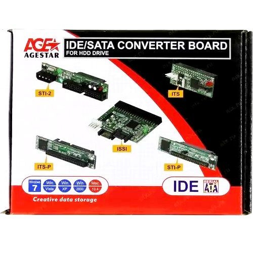 Контроллер-конвертер-переходник AgeStar (AS-SI-20330), SATA to IDE Converter (адаптер для подключенияSATA #1