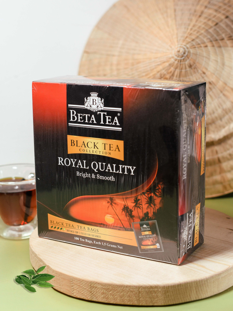 Чай чёрный Beta Tea Королевское качество 100 пак. (10/25) #1