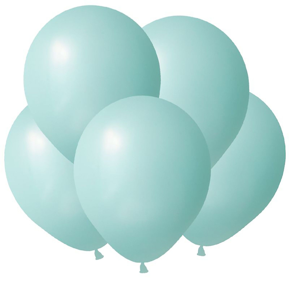 Воздушные шары 100 шт. / Мятный, Пастель / 12,5 см #1