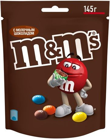 Драже M&M's с молочным шоколадом, 145г #1