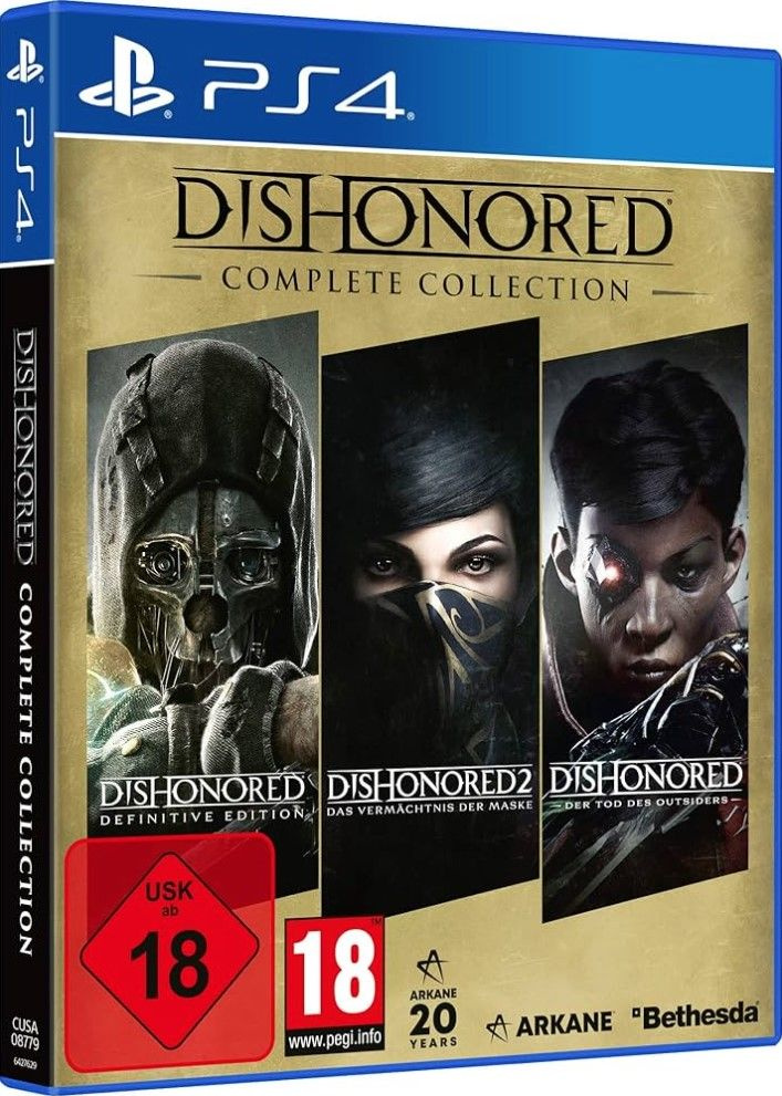 Игра Dishonored - Complete Collection (PlayStation 4, Английская версия) #1