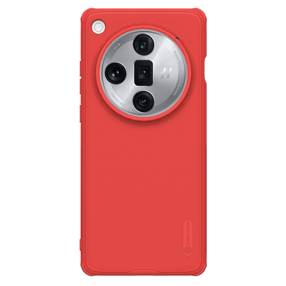 Накладка Nillkin Frosted Shield Pro пластиковая для Oppo Find X7 Ultra Red (красная)  #1