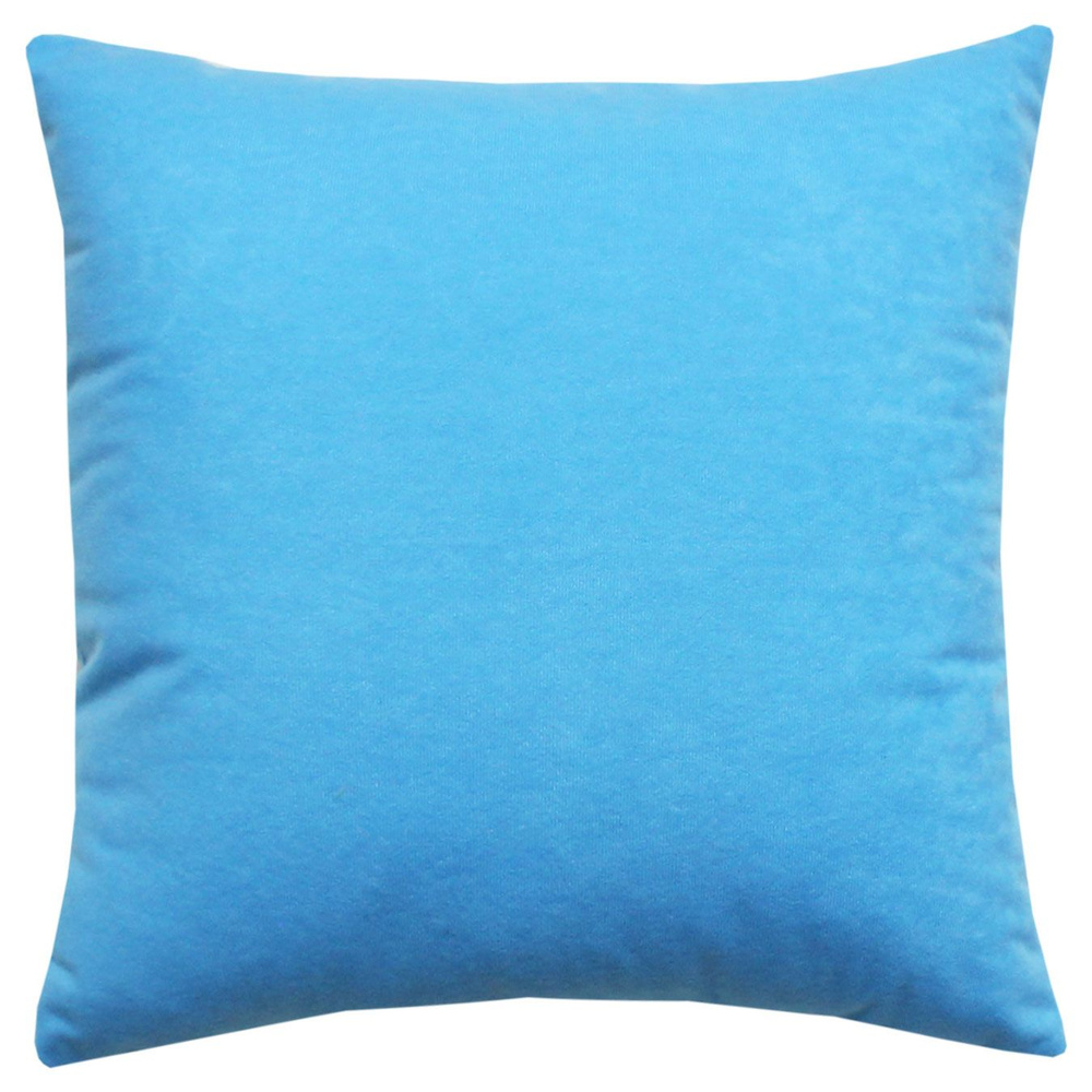 Подушка декоративная МАТЕХ VELOURS LINE 35х35 см. Цвет светло-голубой, арт. 30-652  #1