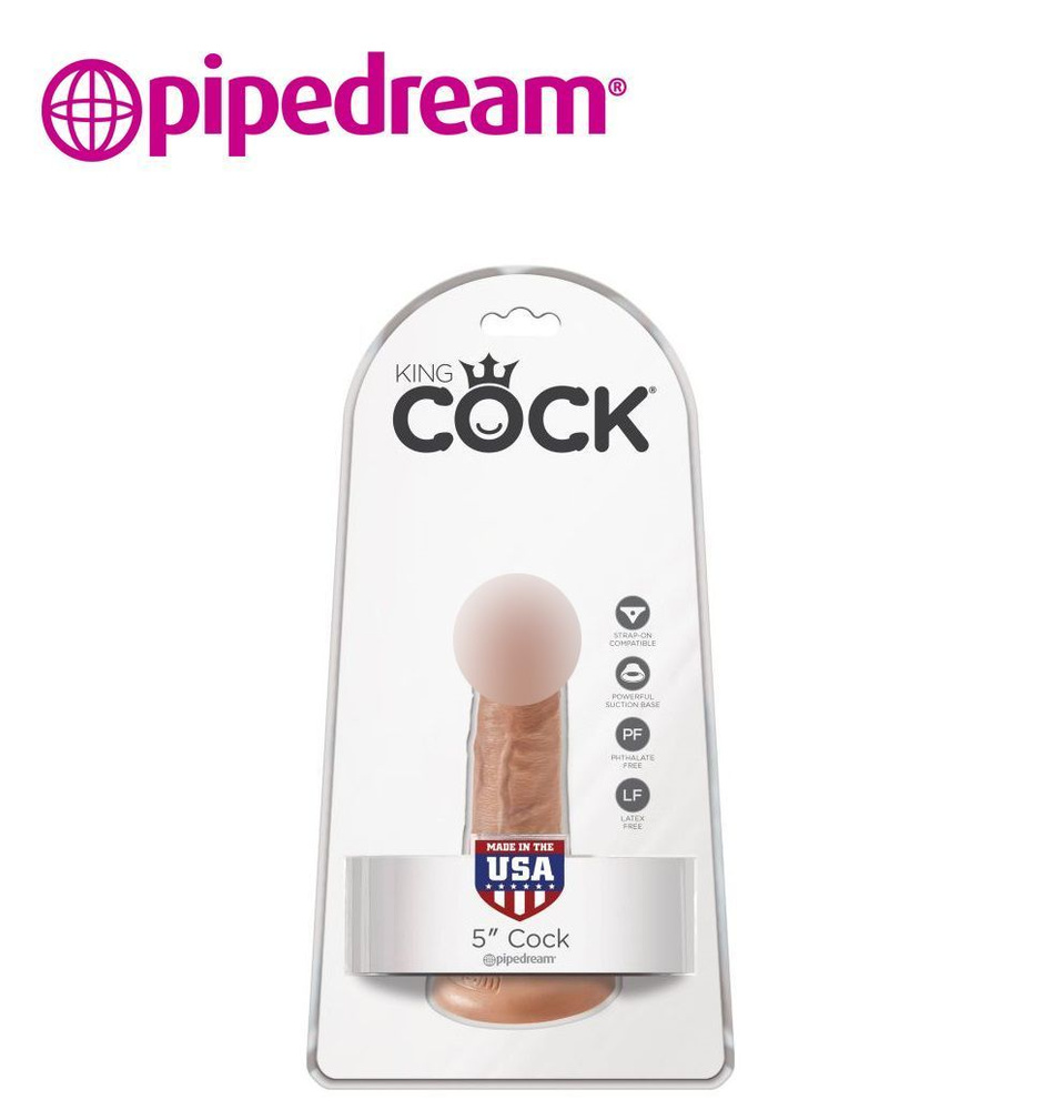 PipeDream Фаллоимитатор на присоске King Cock 5 загорелый (12.7 см х 3.3 см)  #1