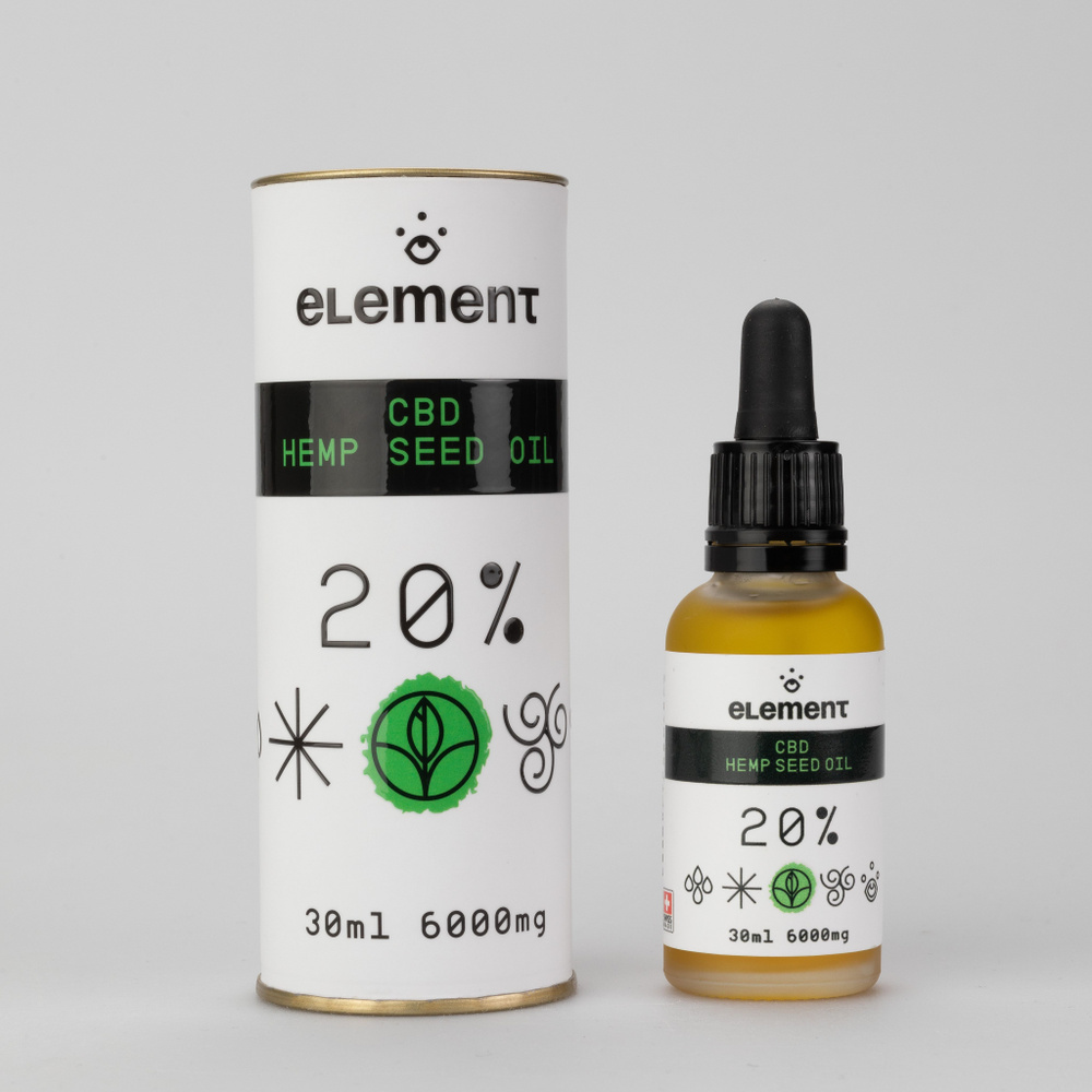 CBD масло 20% 30 мл (6000 мг) /КБД/ Element CBD #1