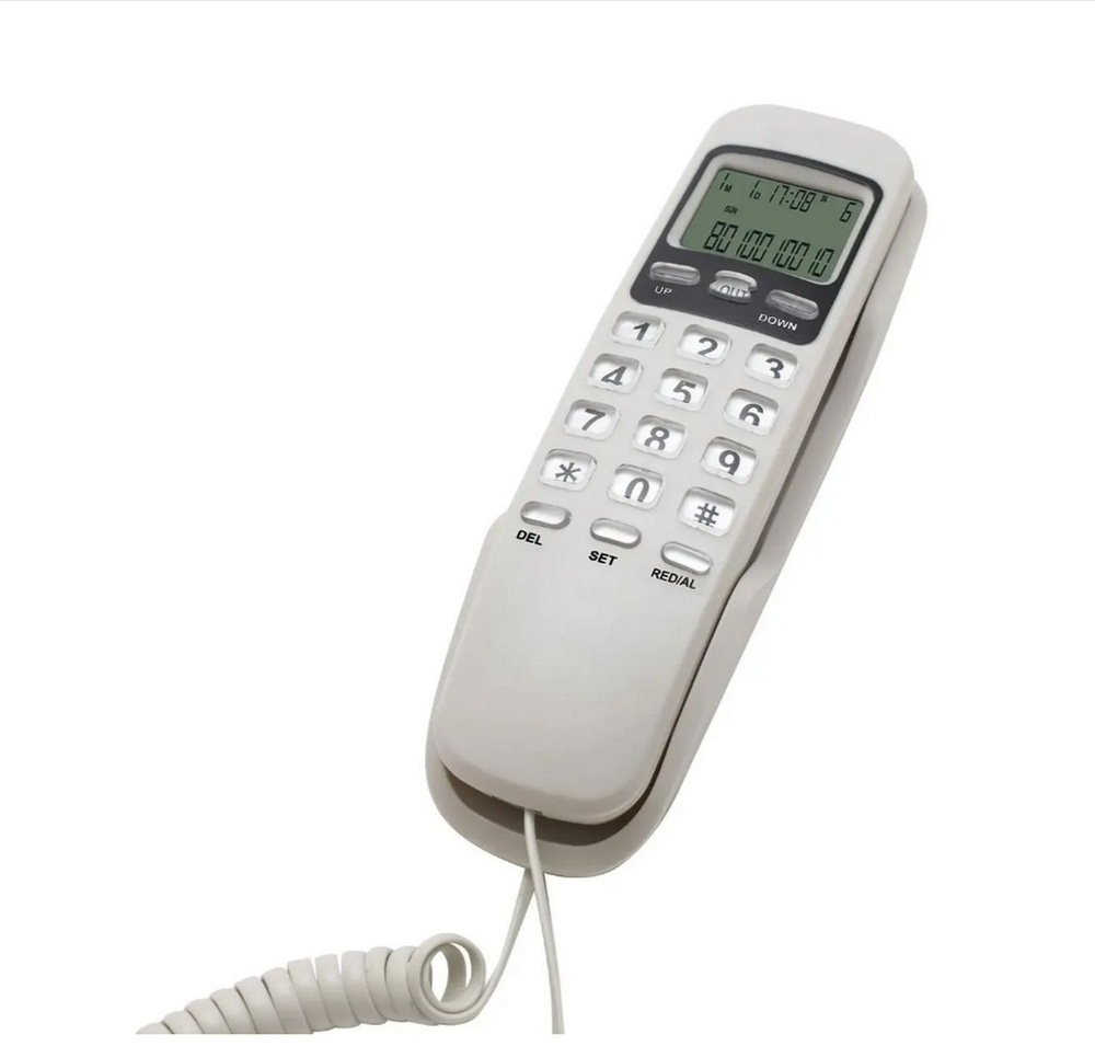 Проводной телефон Ritmix RT-010 Caller ID (белый) #1