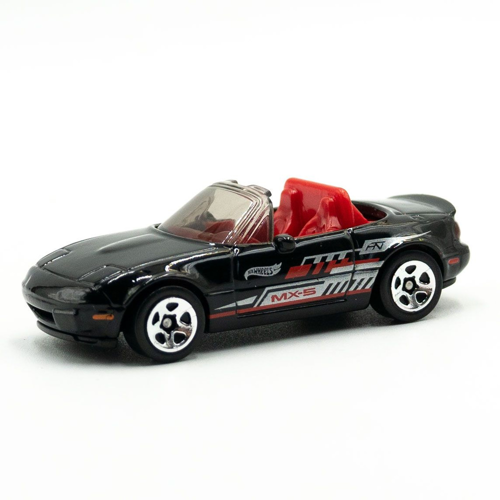 Машинка Hot Wheels 91 Mazda MX-5 Miata Black Новинка. Case E 2024 #1