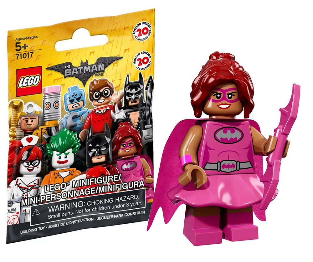 Минифигурка 71017-10 Бэтгерл в розовом. MINIFIGURES The LEGO Batman Movie #1