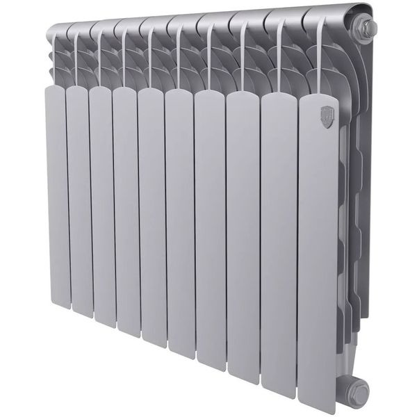 Радиатор биметаллический Royal Thermo Revolution Silver Satin 500х80 10 секций  #1