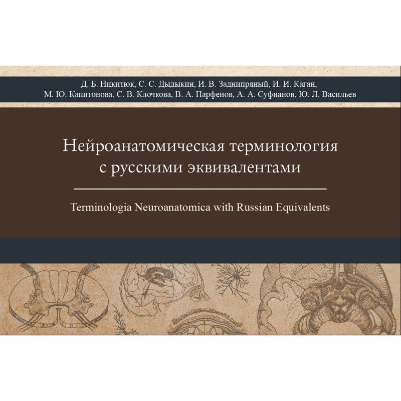 Нейроанатомическая терминология с русскими эквивалентами | Никитюк Дмитрий Борисович, Дыдыкин Сергей #1