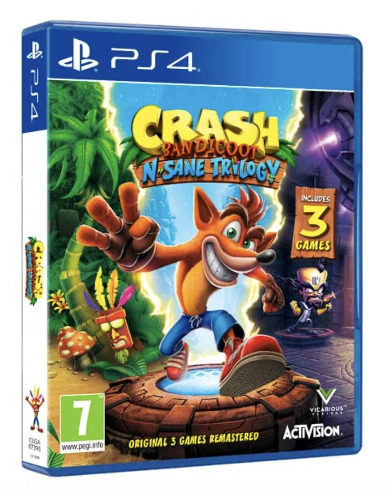 Игра PS4 игра Crash Bandicoot N'sane Trilogy (PlayStation 4 #1