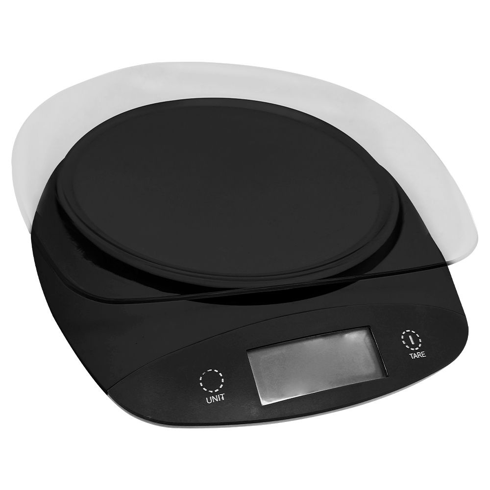 Весы кухонные STINGRAY ST-SC5101A со встроенным термометром max 10 кг, черный/черный  #1