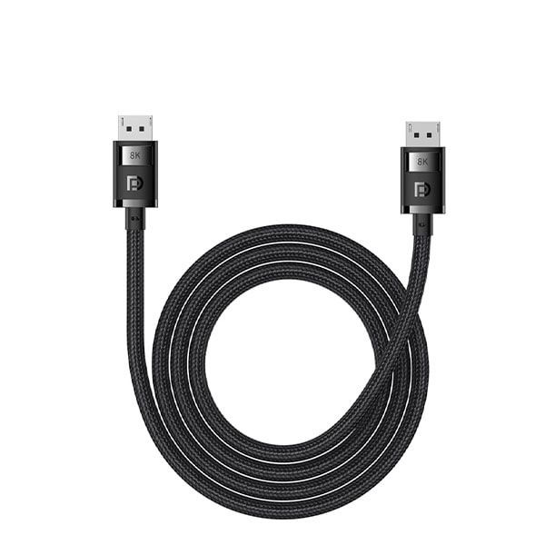 Baseus Видеокабель DisplayPort/DisplayPort, 2 м, черный, черный матовый  #1