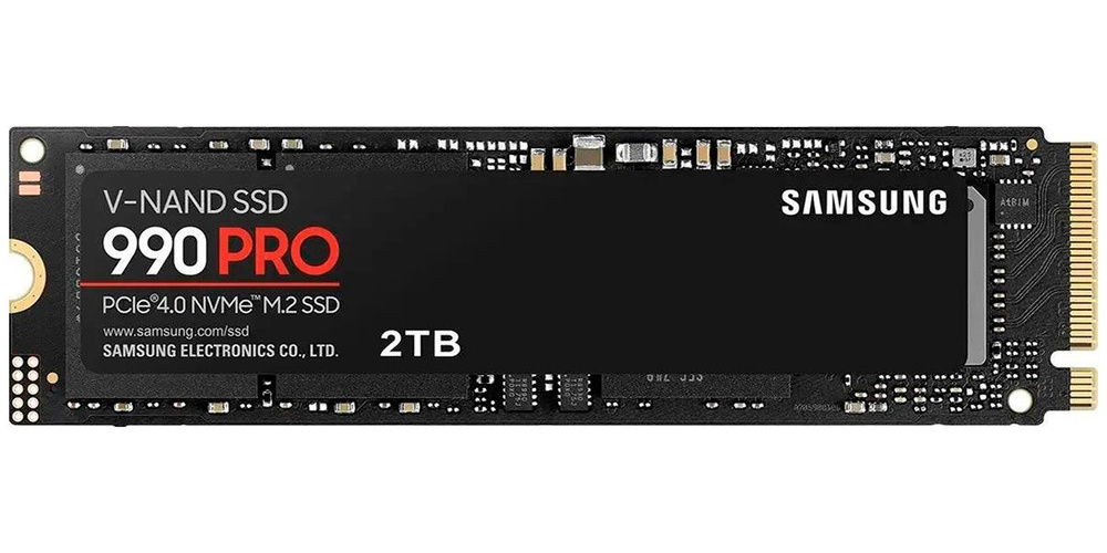 Samsung 2 ТБ Внутренний SSD-диск M.2 990 PRO 2000 Гб PCIe 4.0 (MZ-V9P2T0BW) (M.2 990 PRO 2000 Гб PCIe #1