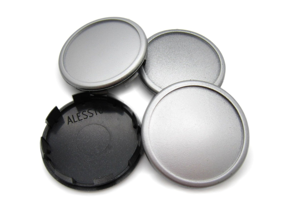 Колпачки заглушки на литые диски 60/56/10 мм, ALESSIO, комплект 4 шт.  #1