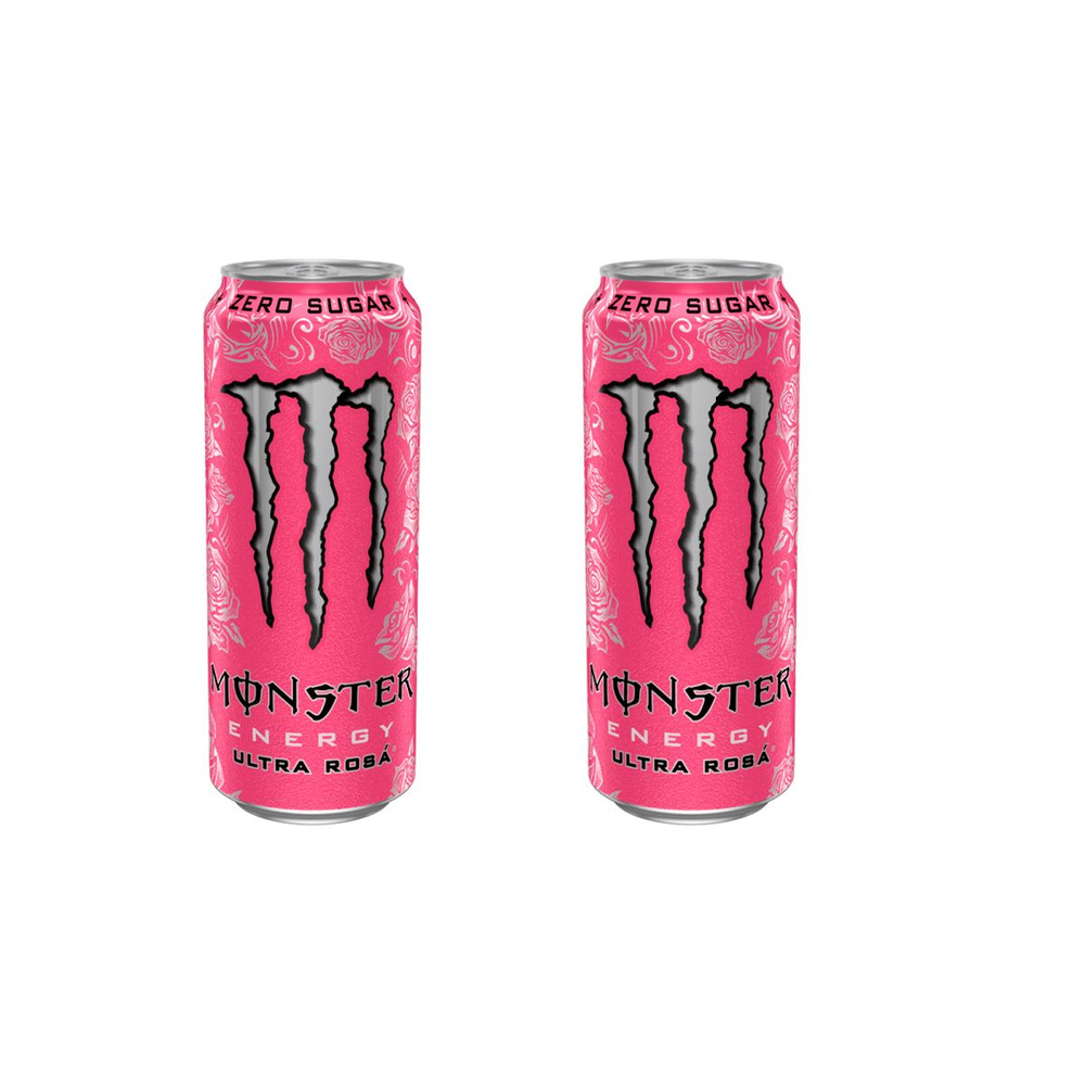 Энергетик без сахара Monster Energy Ultra Rose 2шт по 500мл из Европы  #1