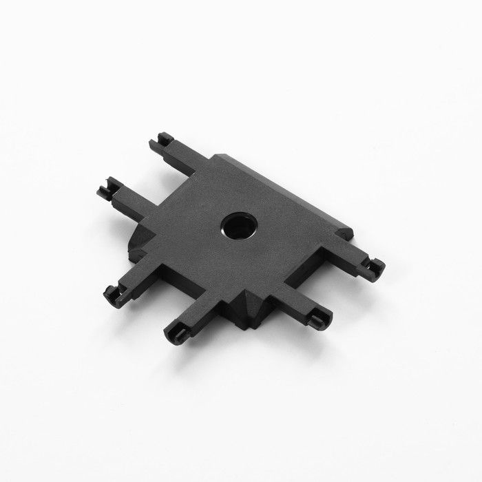 Коннектор SLIM "Т-образный" 4-жильный черный 0,7х4х2см #1