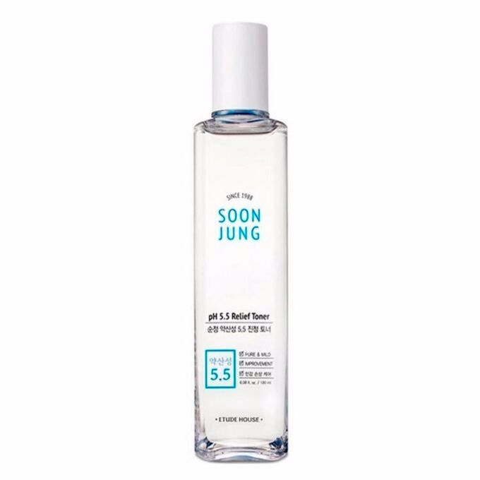 Охлаждающий гипоаллергенный тоник Etude House SoonJung pH 5.5 Relief Toner  #1