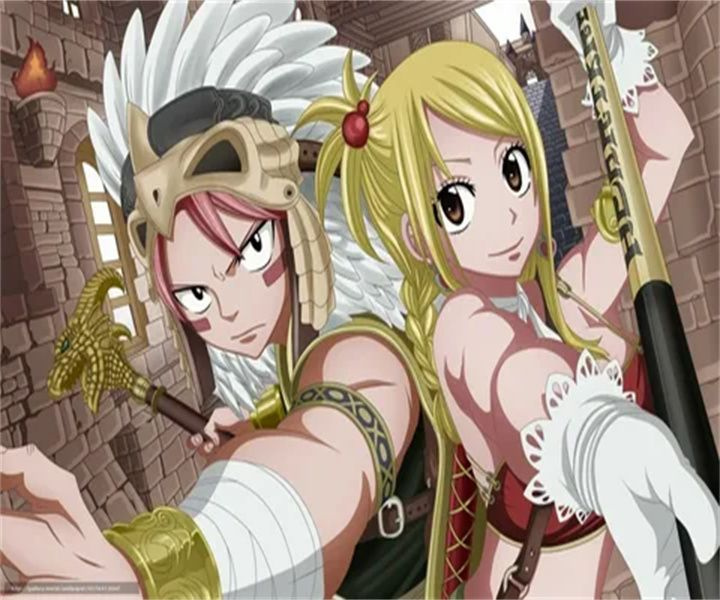 Алмазная мозаика Вышивка Живопись Картина стразами "Аниме Хвост феи / Fairy Tail" 40х50 см  #1